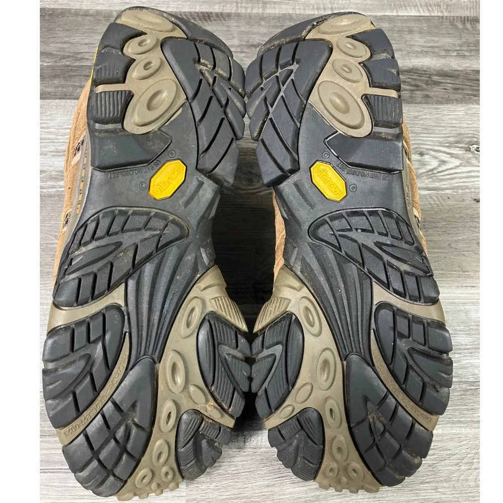 Merrell Moab 2 Mid WP Vibram Gorpcore Hiking Boots Mens 10.5 Earth J06051